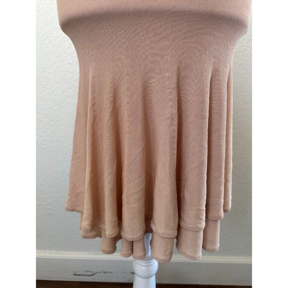 A.L.C. Rose Light Pink Knit Sleeveless Dress Size Large - Picture 7 of 14